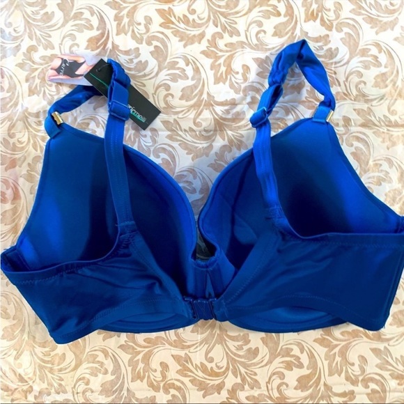 Mariemelli Bikini Top 38E (DD) Blue Padded Underwire NWT - Picture 3 of 3